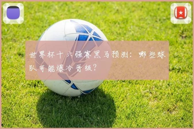 世界杯十六强赛黑马预测:哪些球队可能爆冷晋级?
