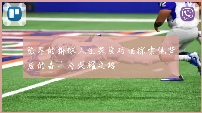 陈军的排球人生深度对话探索他背后的奋斗与荣耀之路